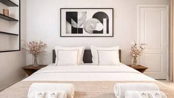 Signature Apartment, Courtyard View | Iron/ironing board, travel crib, free WiFi, bed sheets