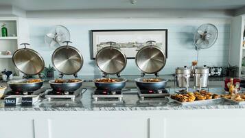 Daily buffet breakfast (USD 15 per person)