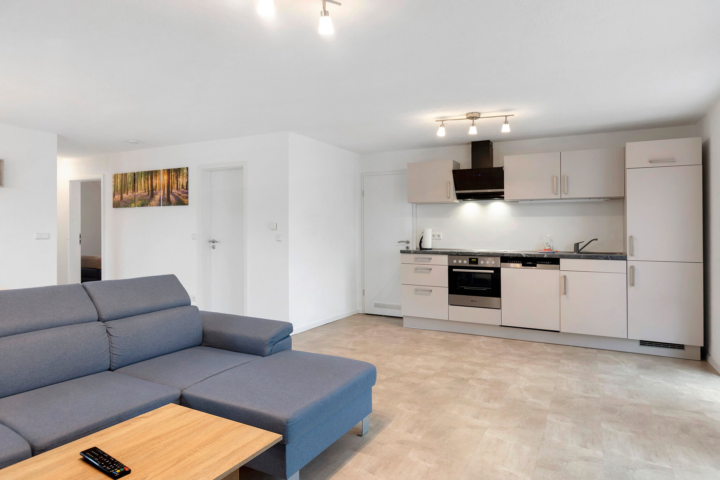 Fernseher, DVD-Player, Stereoanlage