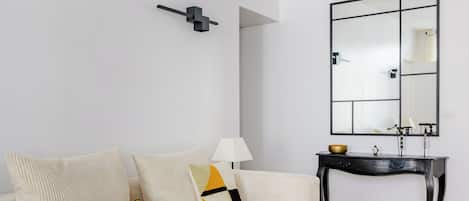 Appartement Confort, vue sur la ville | Aire de séjour