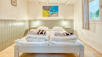 3 soveværelser, sengetøj