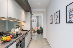 Private kitchen - Penelope's Charming 2-BR Apt in Athens (Athens)