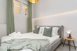 Apartment, 2 Bedrooms, Kitchen, City View | Blackout drapes, iron/ironing board, free WiFi - Penelope's Charming 2-BR Apt in Athens (Athens)