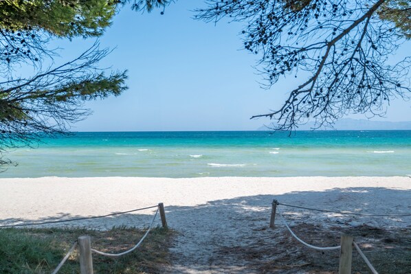 Tæt på stranden