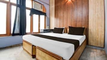 Economy-rum - 1 dubbelsäng - rökare - balkong | Skrivbord och gratis wi-fi