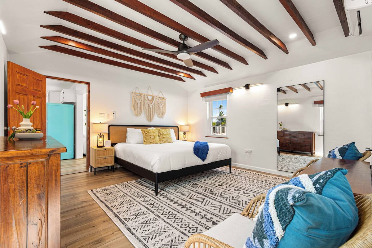 Apartment, 1 King Bed, Patio, Ocean View | In-room safe, iron/ironing board, free WiFi