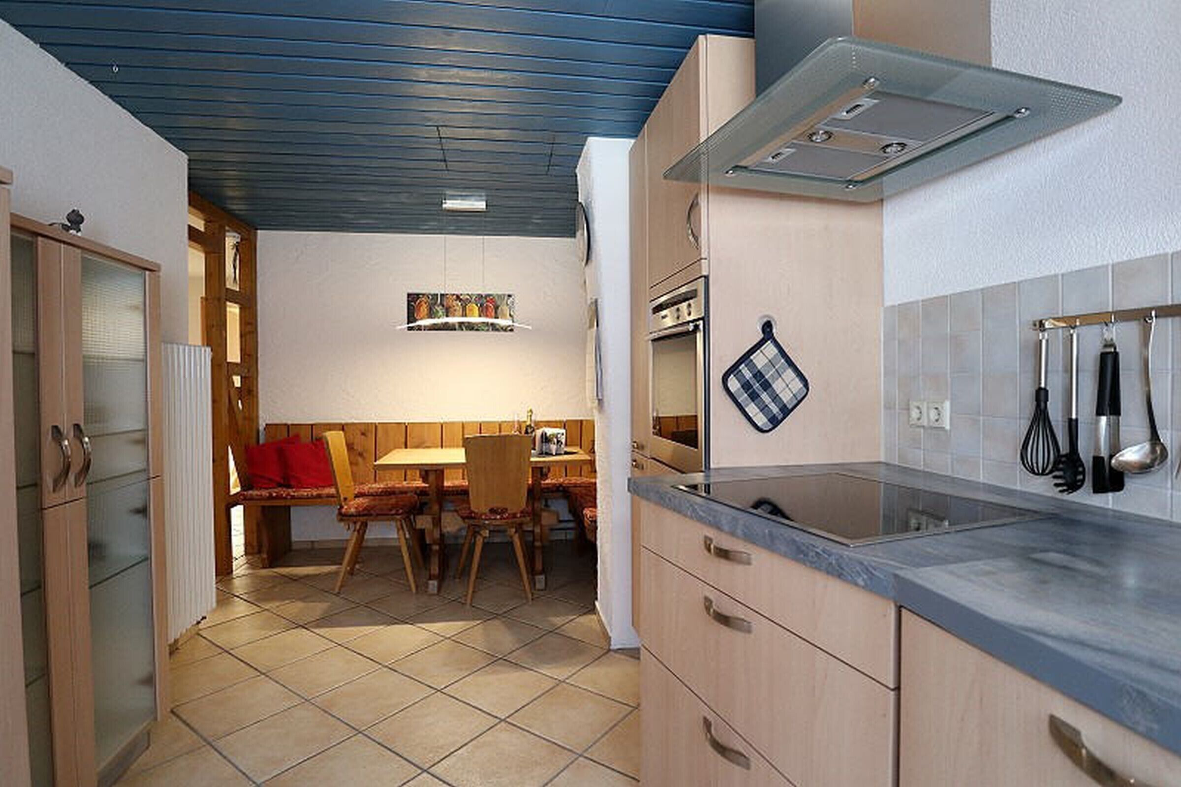 Kühlschrank, Mikrowelle, Herdplatte, Geschirrspüler