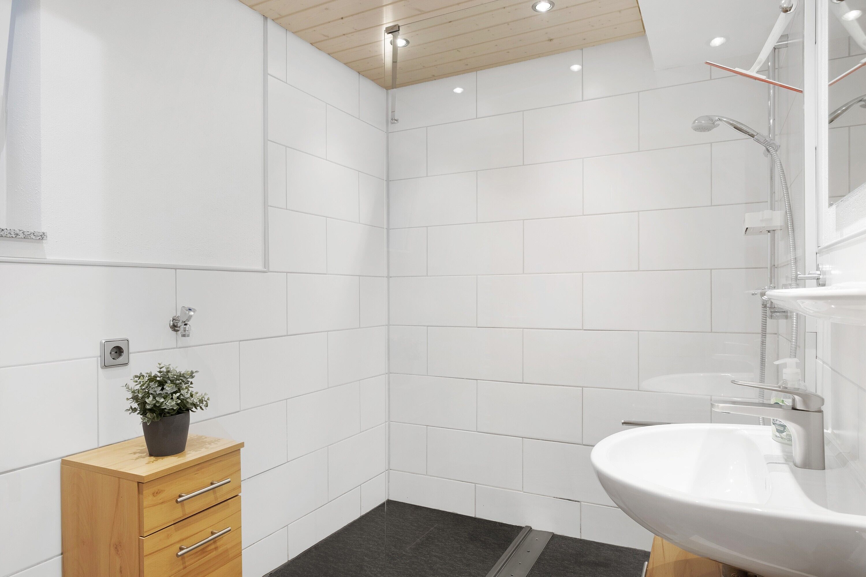 Shower, towels
