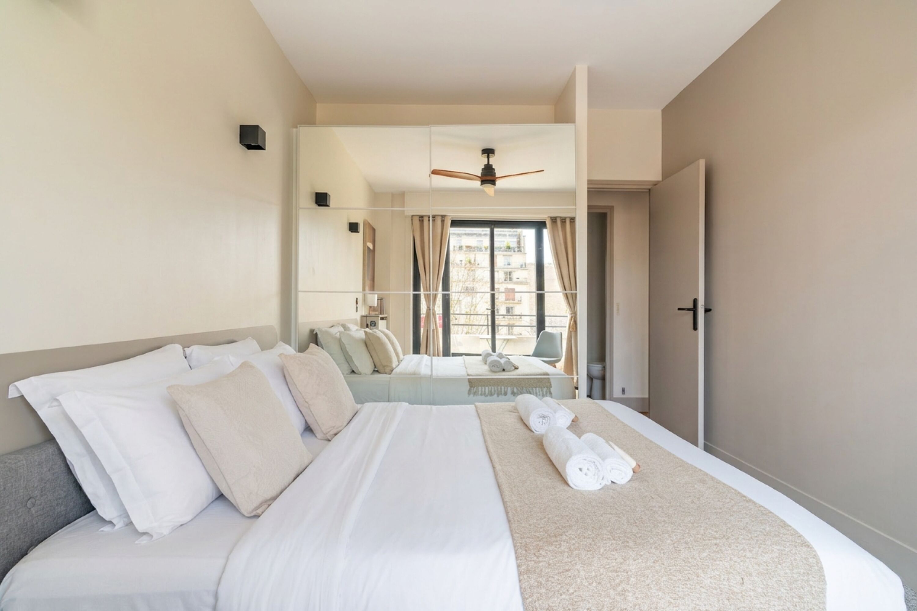 Superior-Apartment, Gartenblick | Ausblick vom Zimmer