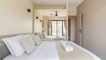 Superior-Apartment, Gartenblick | Ausblick vom Zimmer