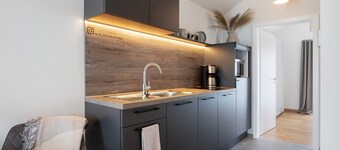 Ferienwohnung '6' mit Bergblick, privater Terrasse und Wi-Fi