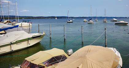 Apartment 'Kajüte Without Balcony' with Lake View, Shared Terrace and Wi-Fi