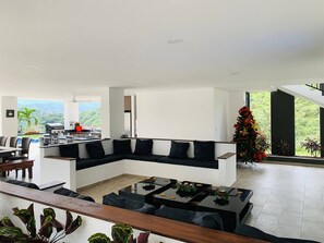Villa, 5 habitaciones, accesible para personas con discapacidad, fumadores | Sala de estar