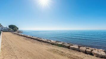 Aan het strand