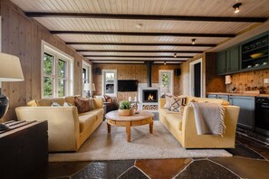 Televisor i llar de foc