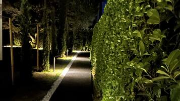 Front of property – evening/night