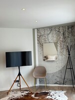 In-room safe, desk, laptop workspace, blackout drapes