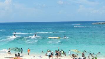 Sun loungers, beach towels