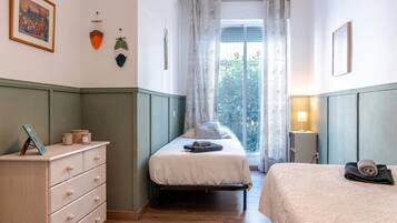 2 chambres, fer et planche Ă repasser, Wi-Fi, draps fournis