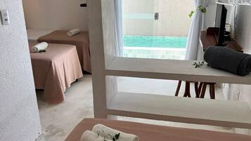 Bangalô standard | Ferros/tábuas de passar roupa, Wi-Fi de cortesia