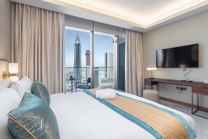 2 bedrooms, in-room safe, iron/ironing board, travel crib