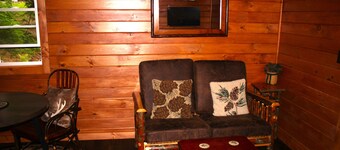 Private Pinecone Cabin just steps away from ADK Rail Trail and Lake