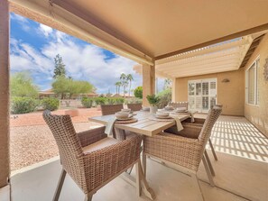 House, Multiple Beds, Pool Access, City View (Flame Tree Sun Lakes) | Balcony - Flame Tree Sun Lakes (Chandler)