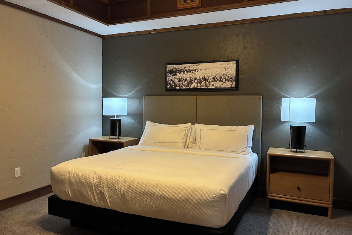 Roupas de cama premium, cofres nos quartos