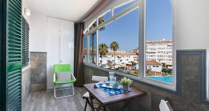 Apartment 'El Portil' with Shared Pool, Wi-Fi and Air Conditioning
