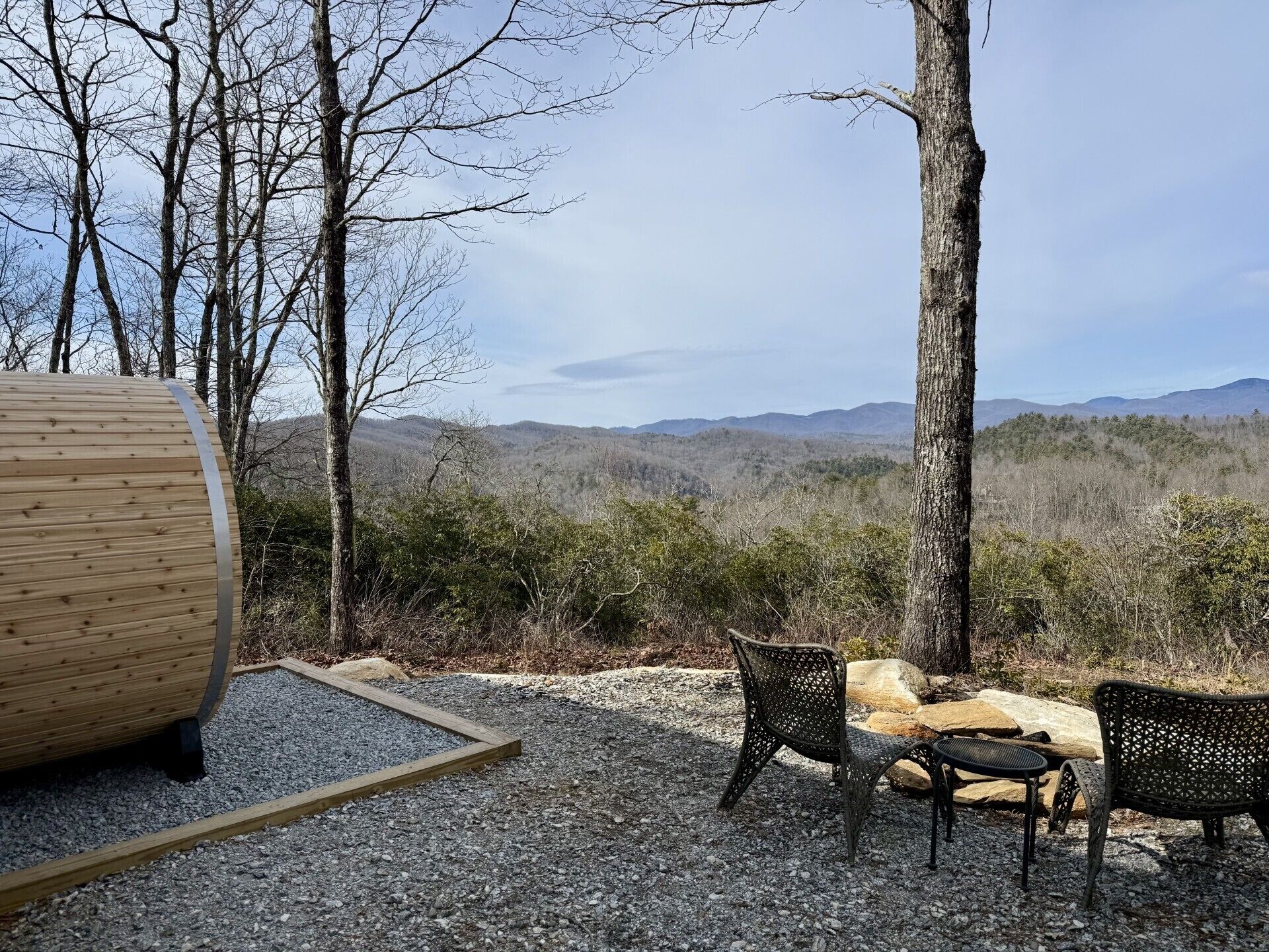 Sauna with a view