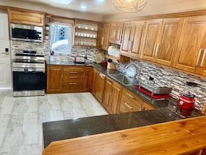 Microwave, oven, stovetop