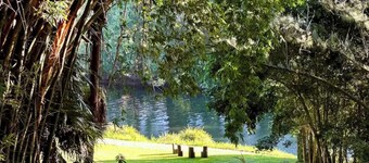 The Bello BigRig - Luxury Riverfront Bus Conversion, close to town, pet friendly