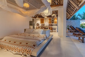 3 bedrooms, iron/ironing board, WiFi, bed sheets - Private Penthouse stunning rooftop pool Paje Beach (Paje Beach)