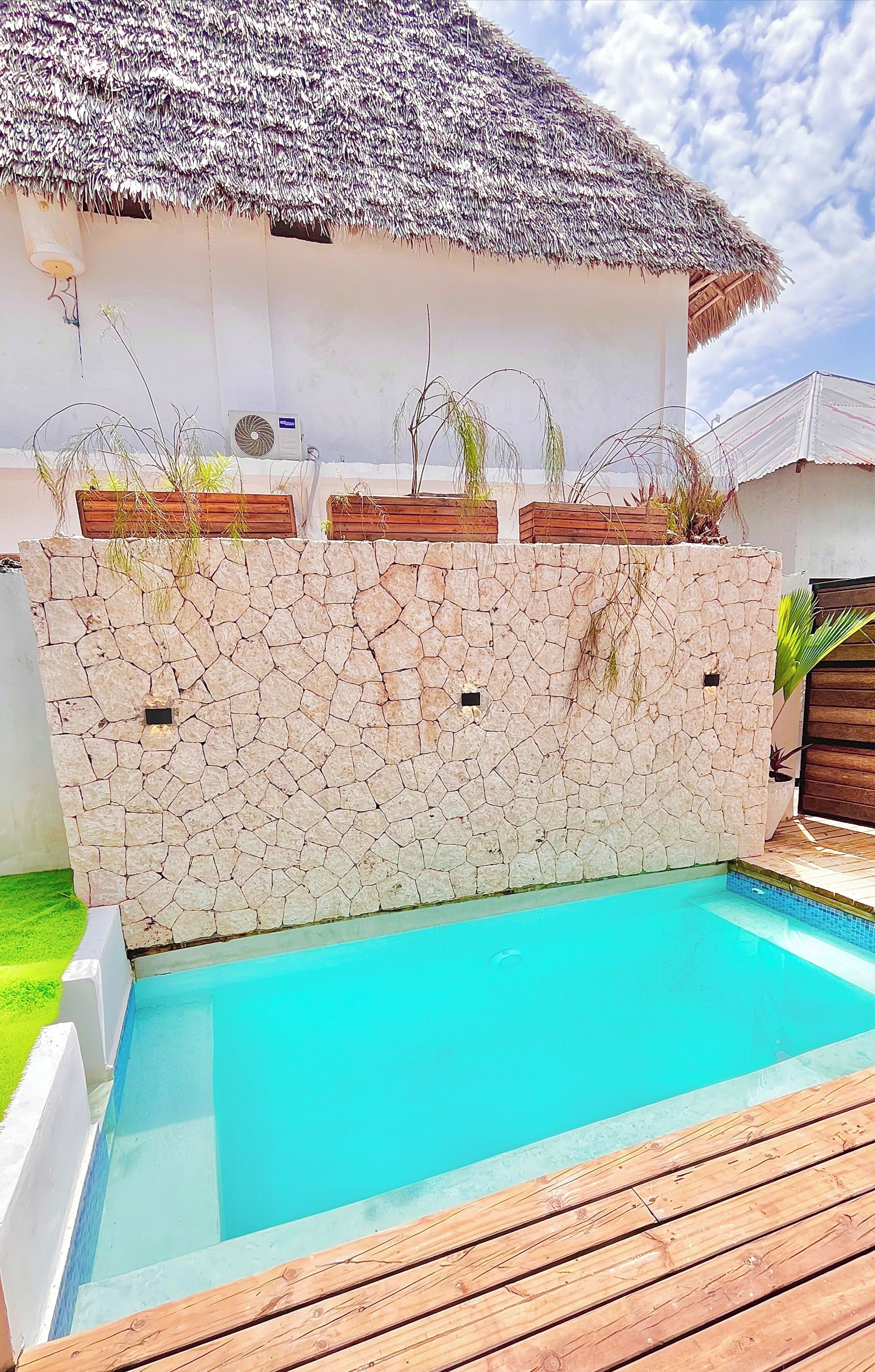 Alberca al aire libre 