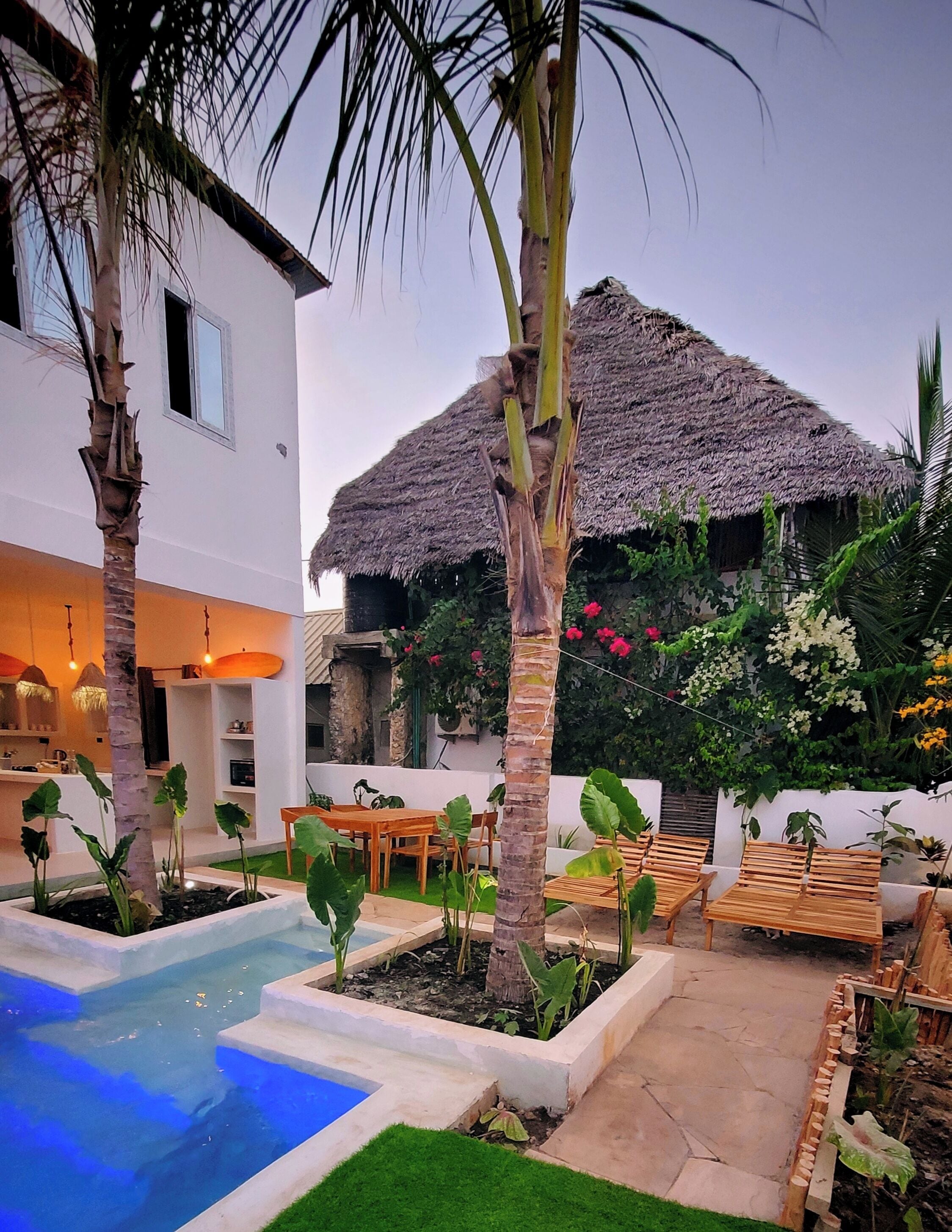 Alberca al aire libre 