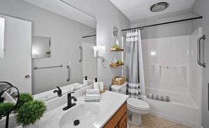 Towels, soap, toilet paper