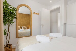 3 bedrooms, iron/ironing board, travel cot, WiFi