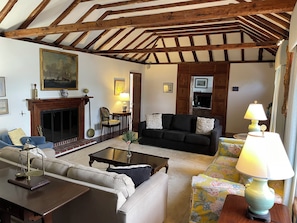TV connectée, cheminée