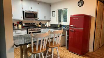 Microwave, oven, stovetop