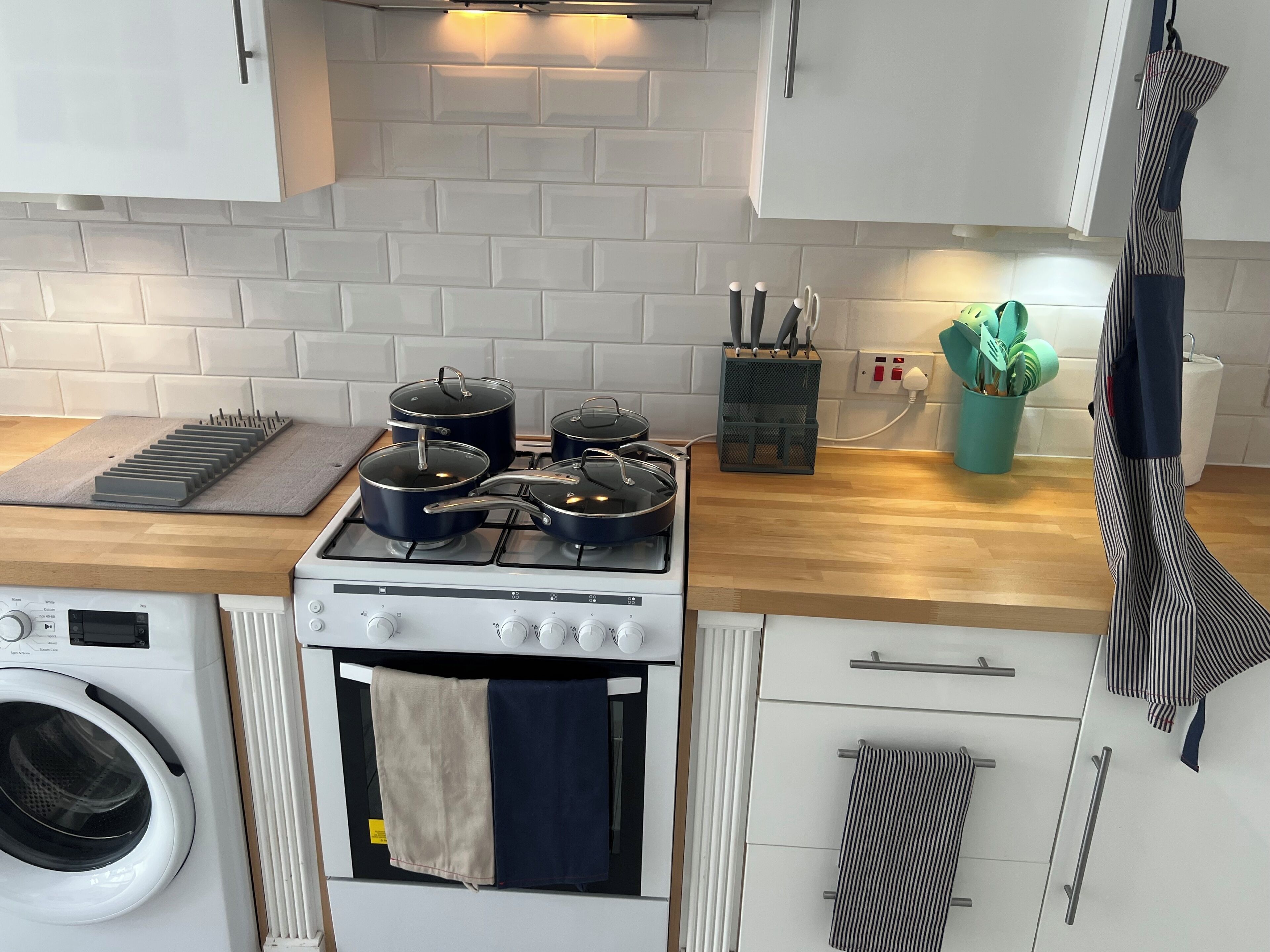 Microwave, oven, stovetop