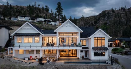 Executive Kelowna Home with Pool & Panoramic Views