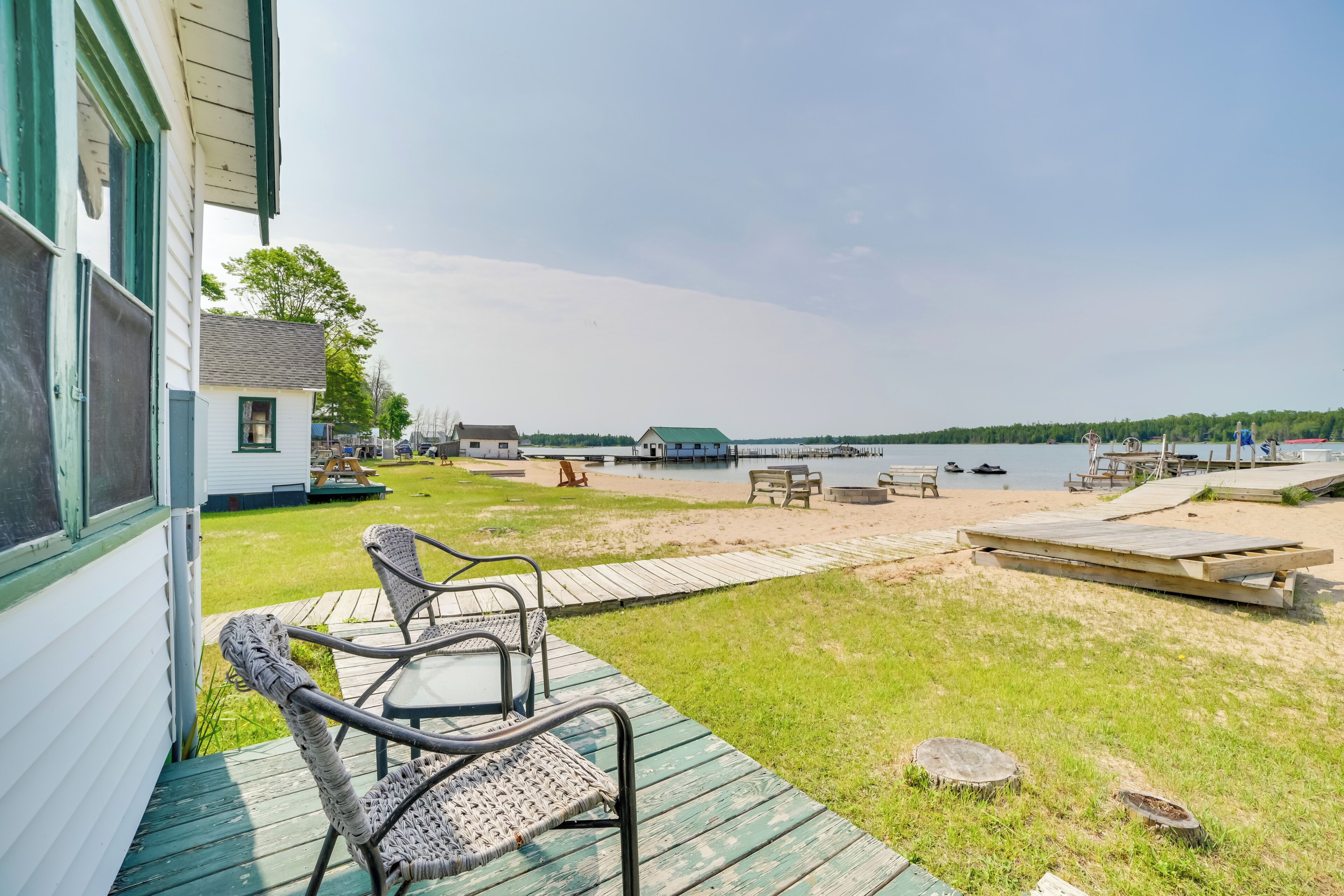 Cedarville Vacation Rental | 2BR | 1BA | 500 Sq Ft | Step-Free Entry