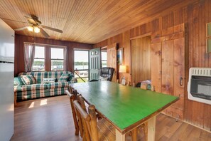 Interior - Beach & Dock Access! Upper Peninsula Cabin Retreat (Cedarville)