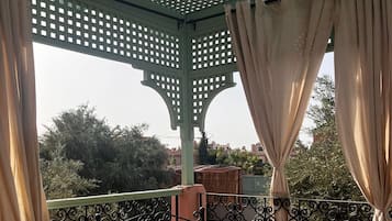 Junior-Suite, Balkon, Poolblick | Terrasse/Patio