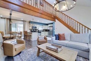 TV connectée, cheminée, jeux vidéo, livres