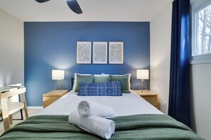 5 bedrooms, desk, iron/ironing board, free WiFi