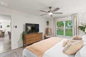 5 bedrooms, iron/ironing board, WiFi, bed sheets