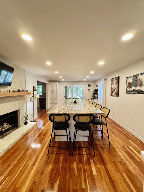 Dining - The Big Blue House – Spacious Bryan Retreat w/Game Room & Dog-Friendly Yard (Bryan)