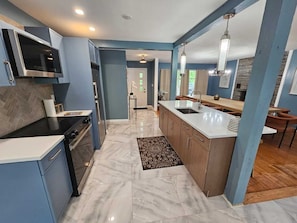 Microwave, oven, stovetop