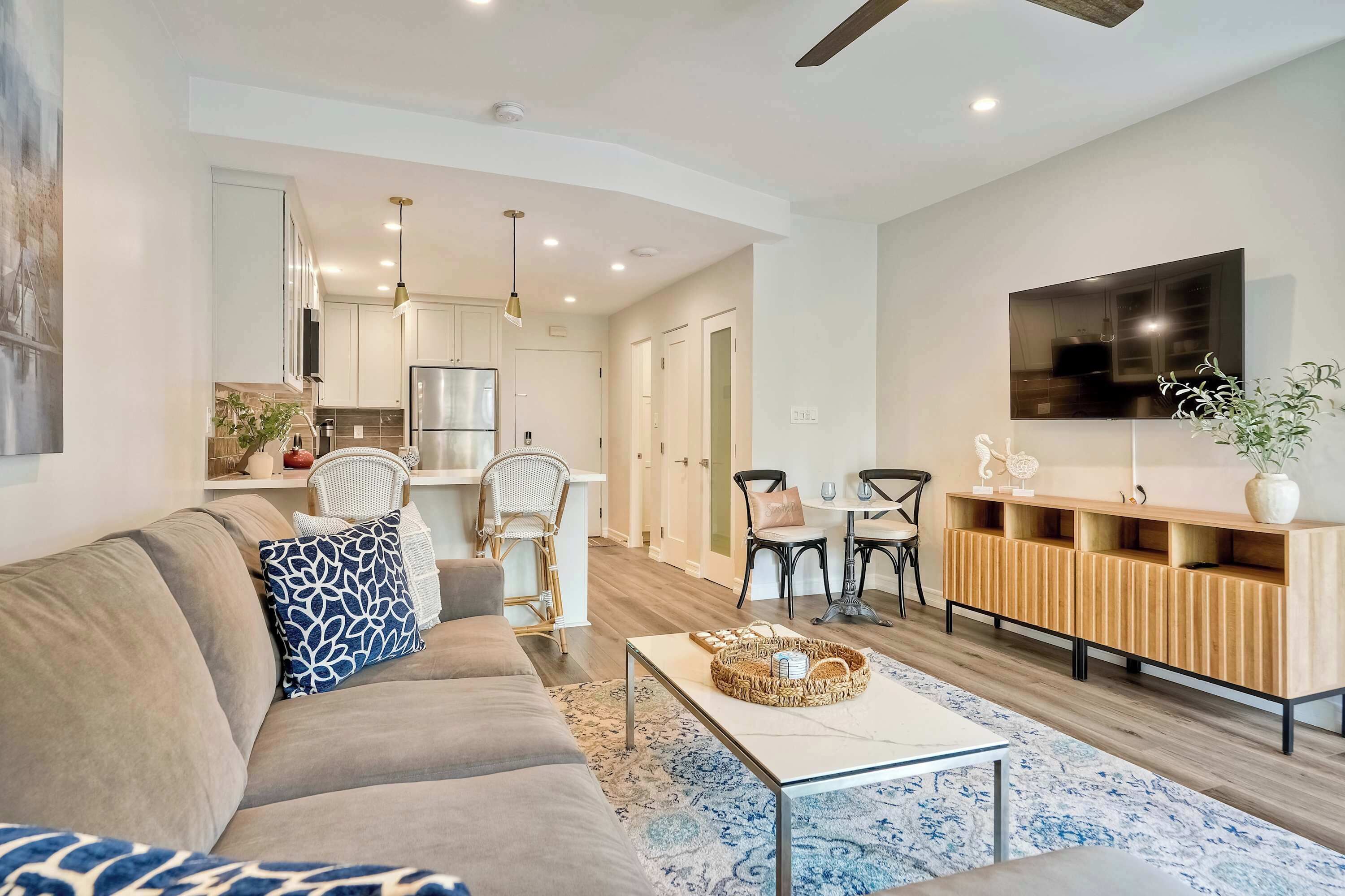 Condo, 1 King Bed, Balcony, Garden View (La Costa Comfort) | Living area | 42-inch flat-screen TV with digital channels